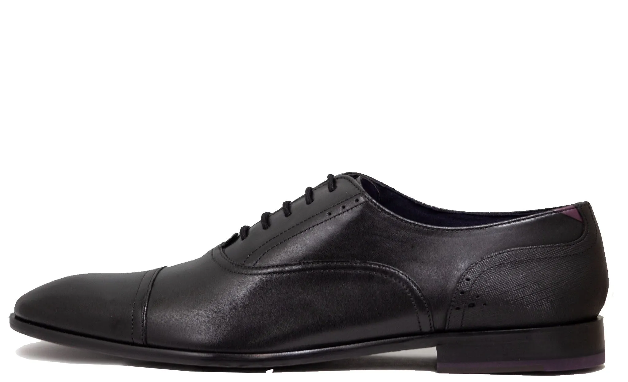 Ted Baker Dress Black Cap-Toe Shoe Circass