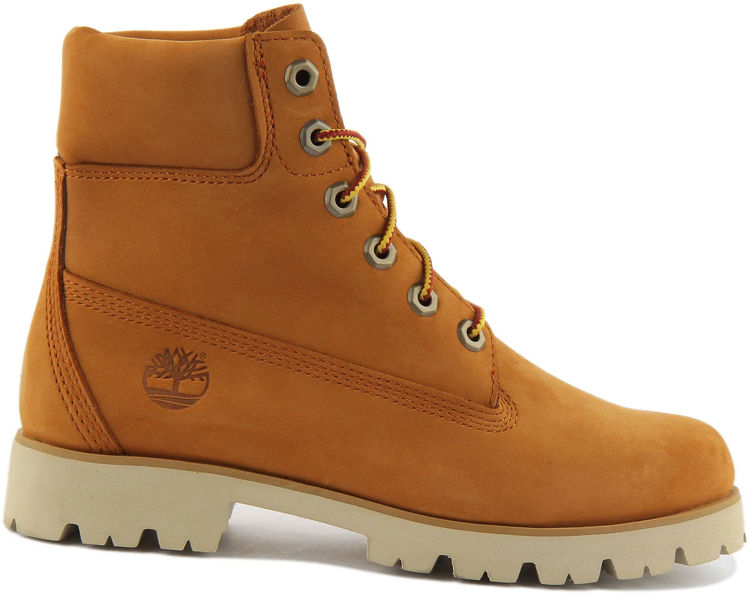 Timberland 6 inch Lace up Boot In Wheat For Women
