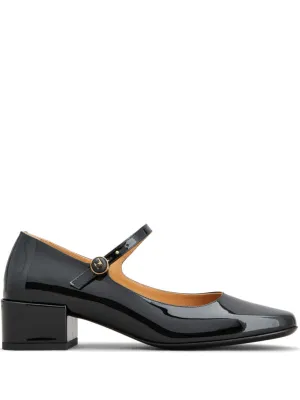 TOD'S Leather Pumps with Almond Toe Design and Gold-Tone Accents