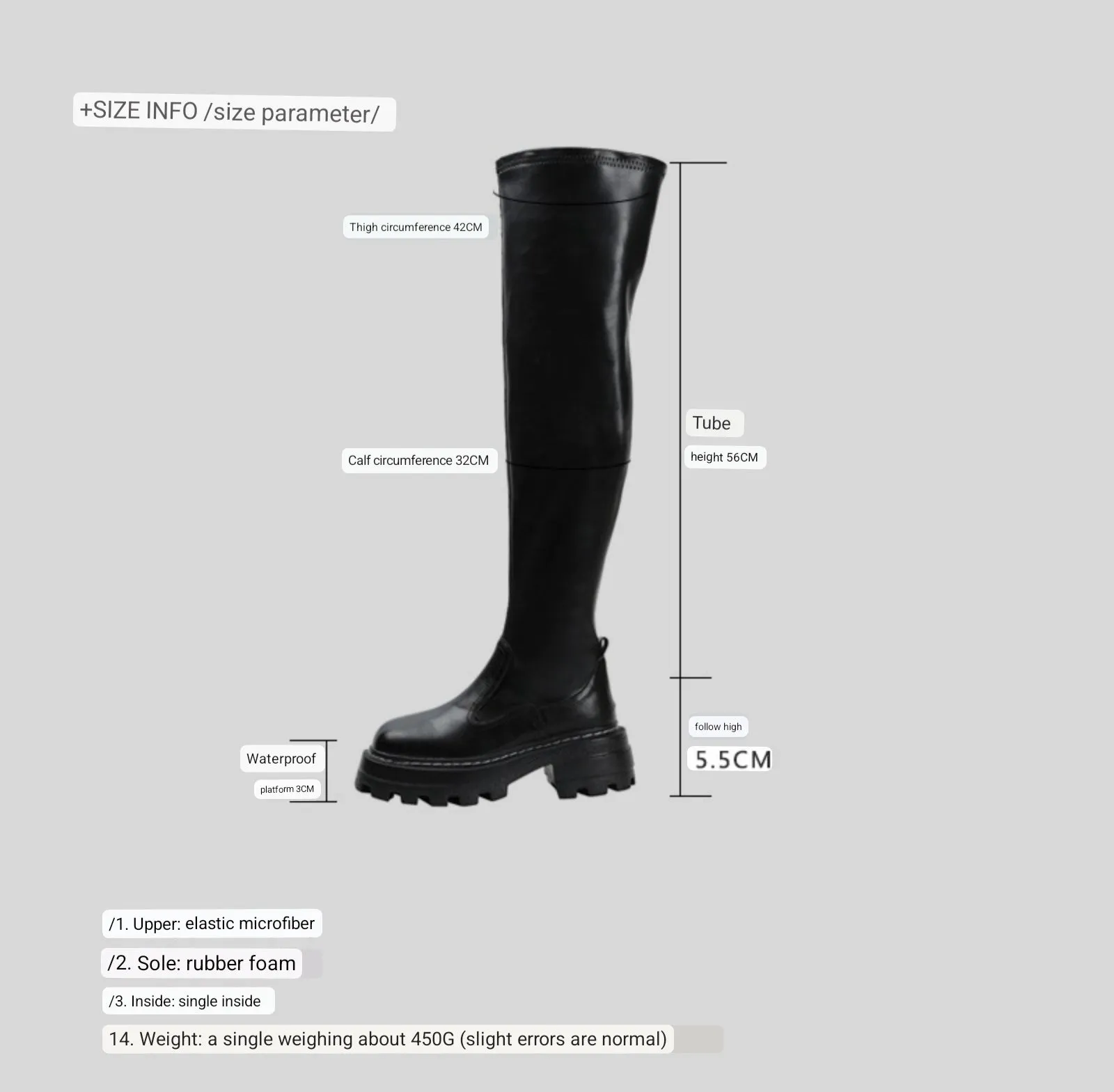 Tori-100 Over-The-Knee Boots