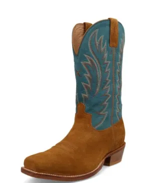 Twisted X Mens Western Boots MXTL012 in Amber & Ocean