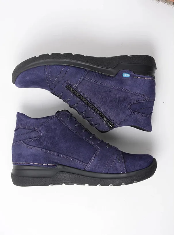 WOLKY WHY PURPLE ANTIQUE NUBUCK