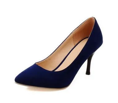 Women Nude Color Patent Leather Pumps Red Pointy Toe Basic Work Stiletto High Heel Pump Stilettos Party Shoes