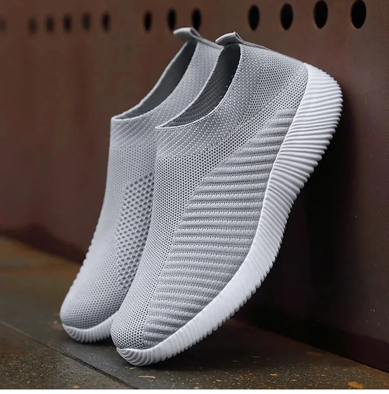 Women Shoes Breathable Flats Elastic Flat Shoes For Women Sneakers Spring Summer Footwear Lightweight Sports Shoes