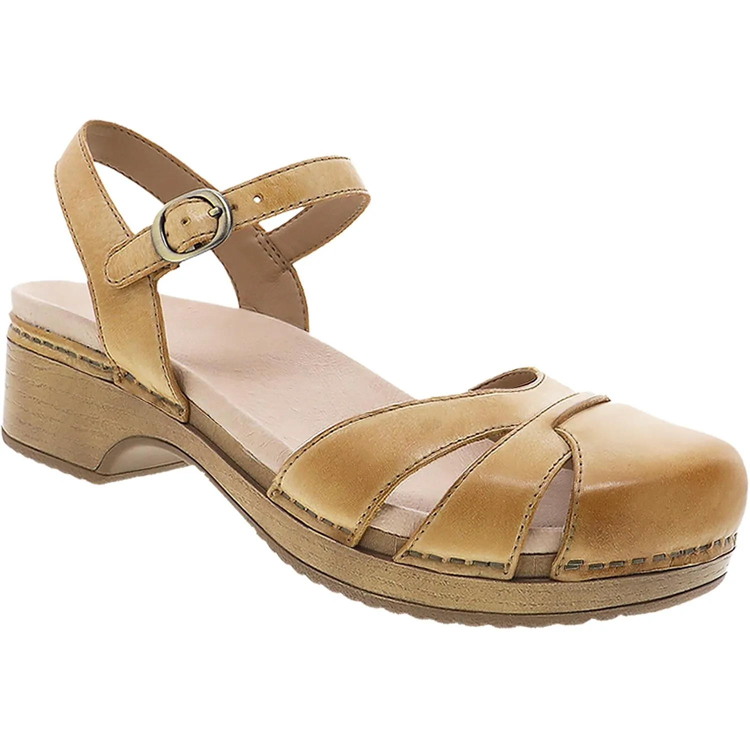 Women's Dansko Betsey Tan Milled Leather