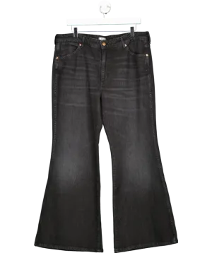 Wrangler Black Wanderer 622 High Rise Flare Jeans W34